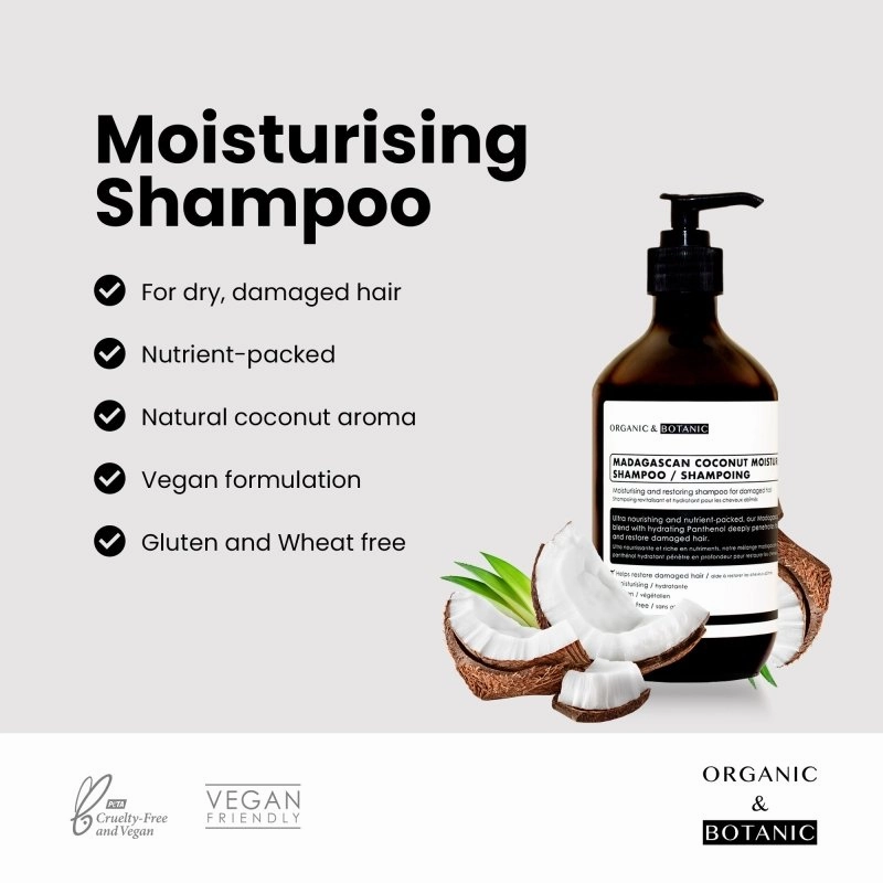 Madagascan Coconut Moisturising Shampoo 500ml