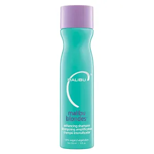 Malibu C Blondes Enhancing Shampoo - Sulfate-Free Purple Shampoo for Blondes - Helps Preserve Highlights & Remove Brassiness - Moisturizing & Revitalizing Hair Care