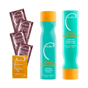 Malibu C Hydrate Color Wellness Collection - Moisturizing Color Safe Shampoo & Hydrating Hair Remedy - Formulated to Preserve   Protect Hair Color