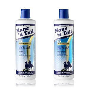 Mane 'n Tail Micellar Sulfate Free Shampoo and Conditioner Biotin Infused 11.2 Ounce Each