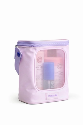 Maria Nila, Pure Volume Beauty Bag, Shampoo/Conditioner/Argan Oil, Vitamin B5 Gives Volume to Thin & Fine Hair