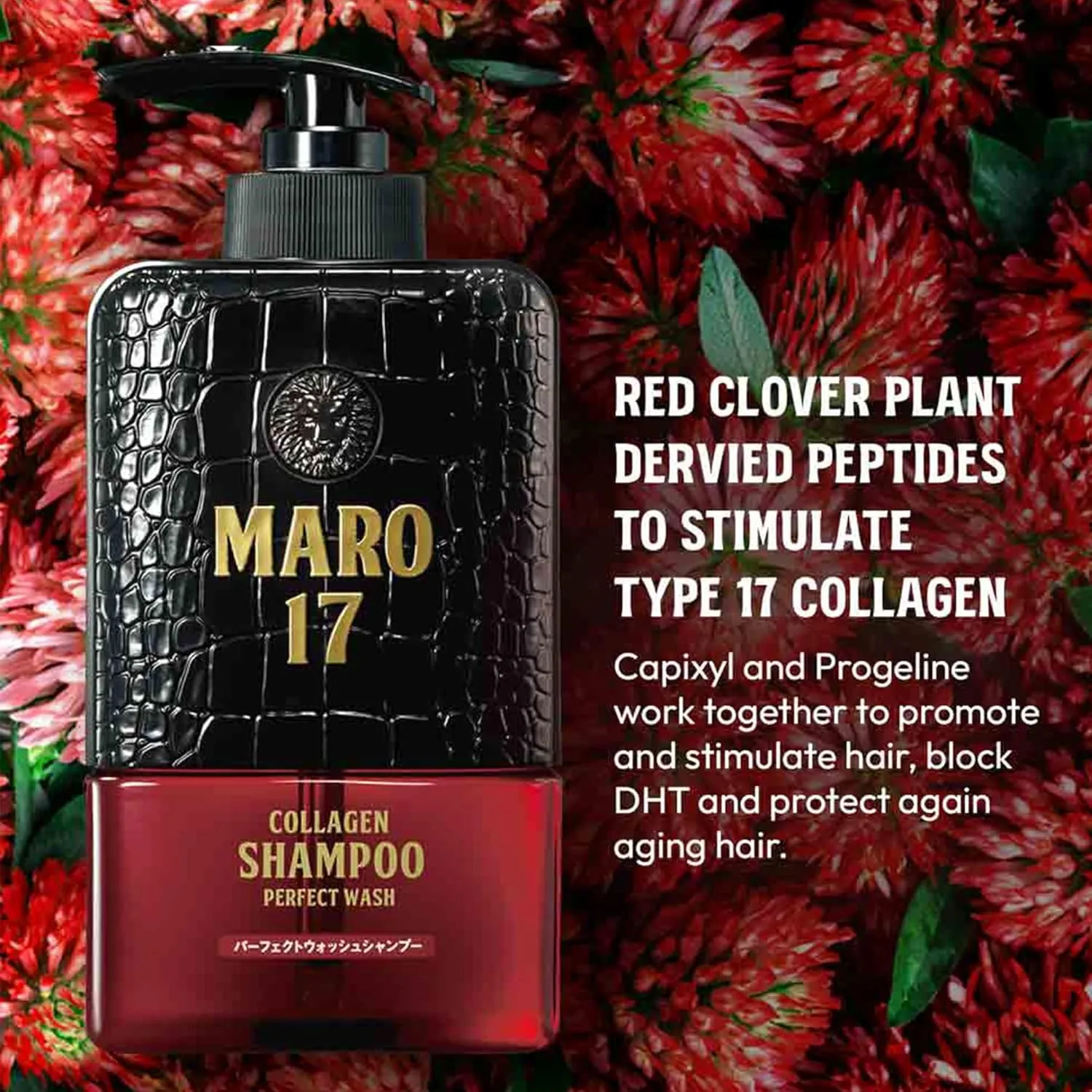 MARO17 Collagen Starter Set (Collagen Shampoo Perfect Wash, Conditioner, & Body Soap) - Soap, Shampoo and Conditioner Set for Healthy Scalp & Youthful Skin - Cruelty-Free Hair Care for All Hair Types