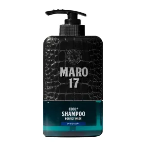 MARO17 Japan's #1 Cool  Shampoo Perfect Wash - Original Cool Formula for Deep Cleansing - Sulfate Free   DHT Blocker Anti Dandruff Shampoo for Men with BHA Formula - Repairs Damage For Thicker Hair