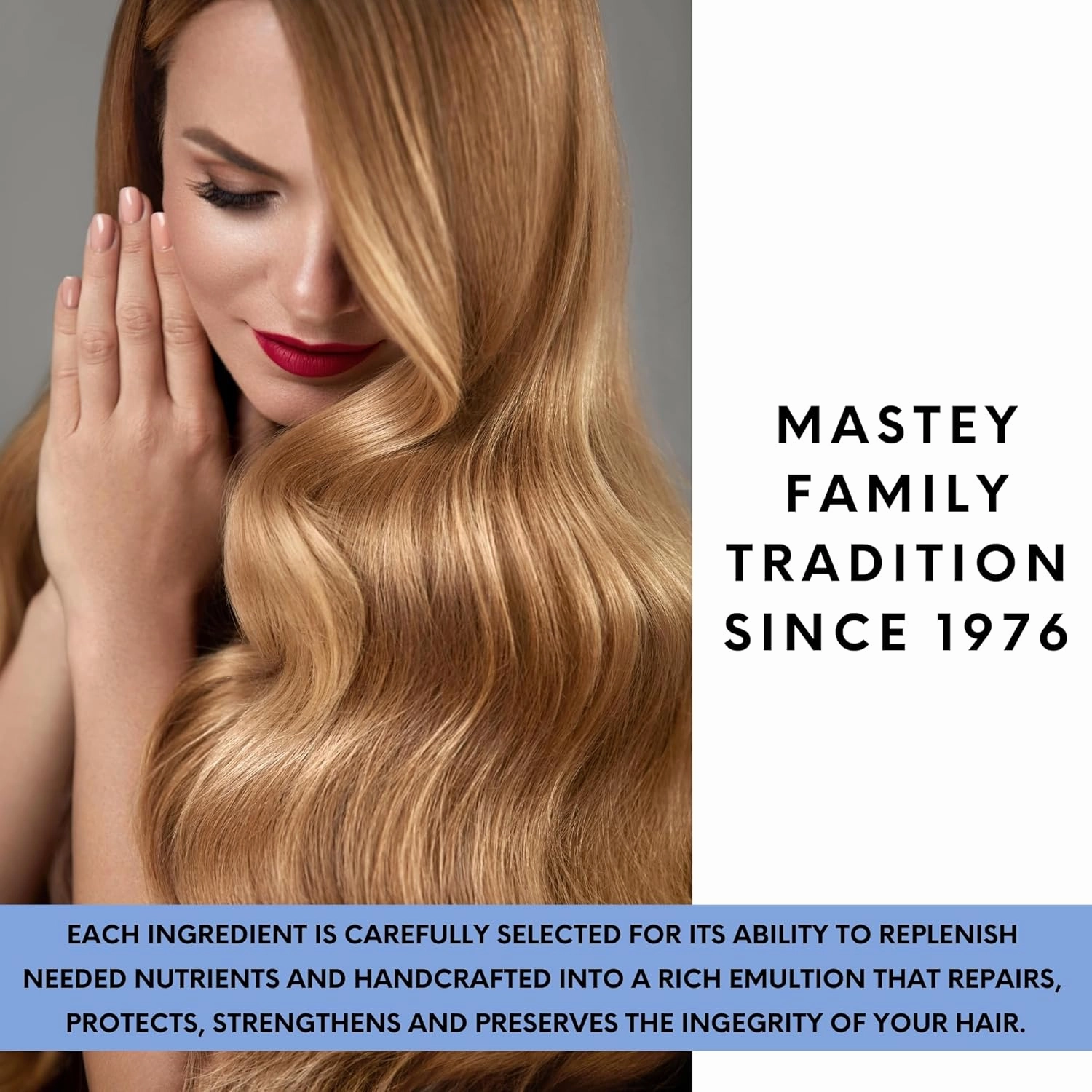 Mastey Paris Professional Cream Hair Care, Sulfate Free, Lipid & Amino Acid Fortified, with UV Blocking Antioxidants - 33 fl oz (Shampoo-1 Count)
