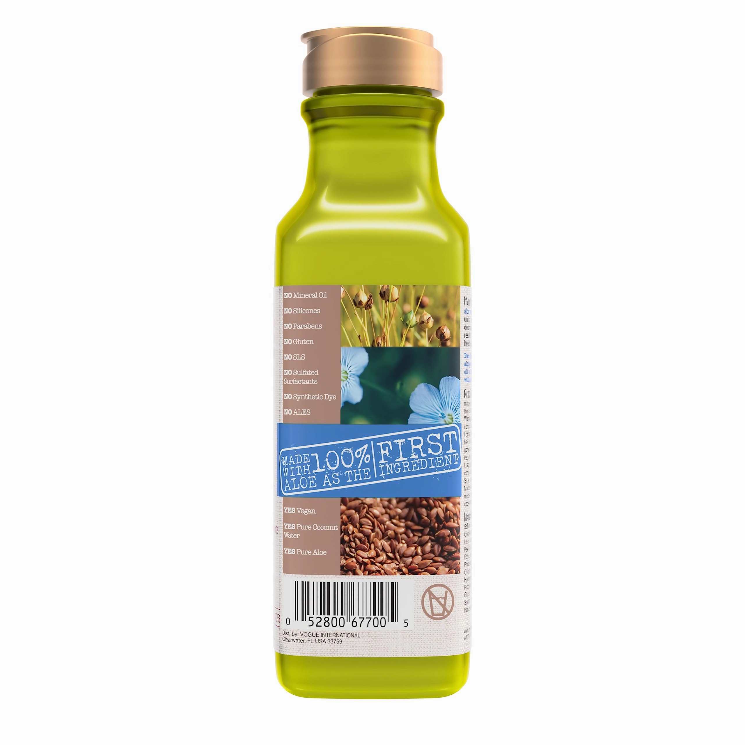 Maui Moisture Lightweight Curls   Flaxseed Shampoo, Paraben Free, Silicone Free, 13 Fl Oz,Green