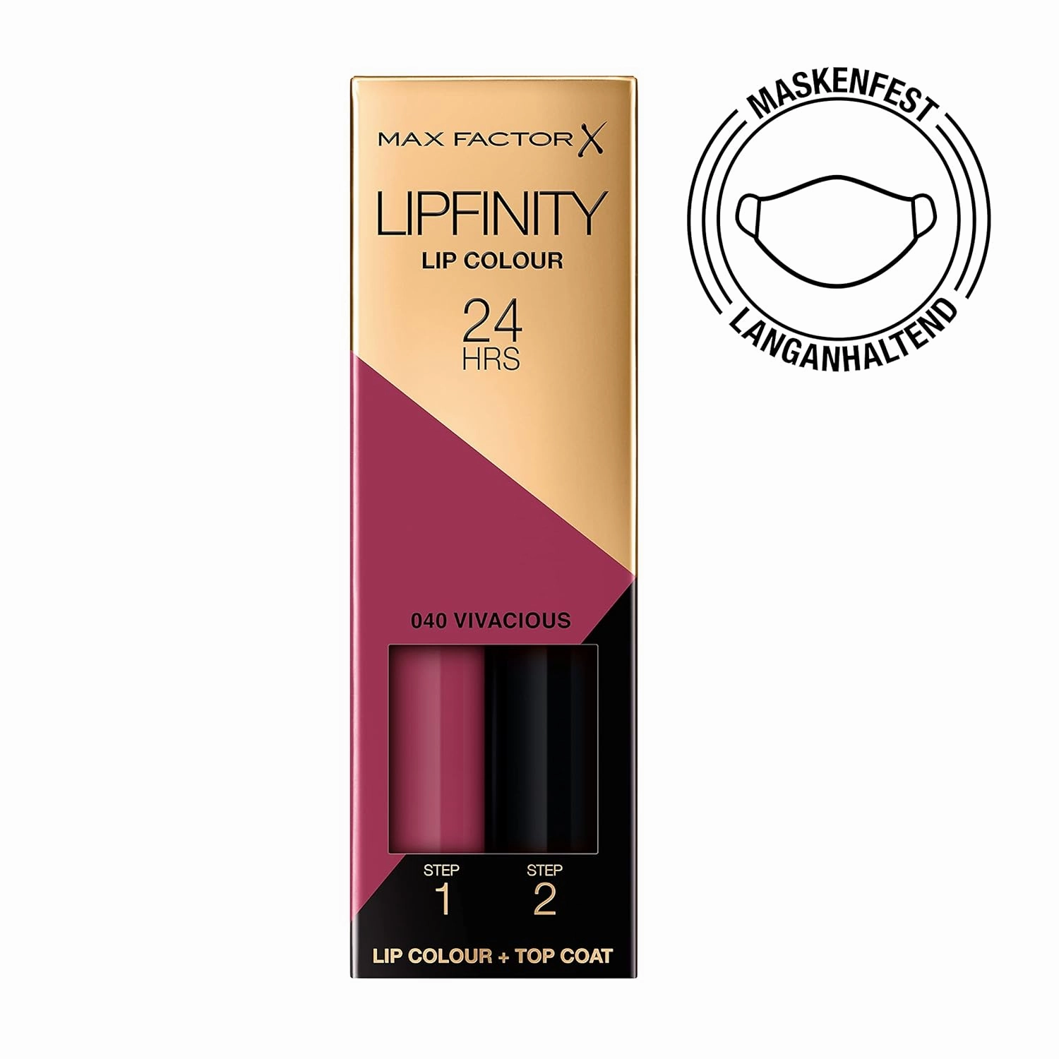 Max Factor Lipfinity Lip Stick, No.040 Vivacious, 0.14 Ounce