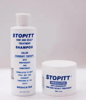 Medicated Shampoo 8oz   Anti-dandruff Hair and Scalp Treatment 4 Oz