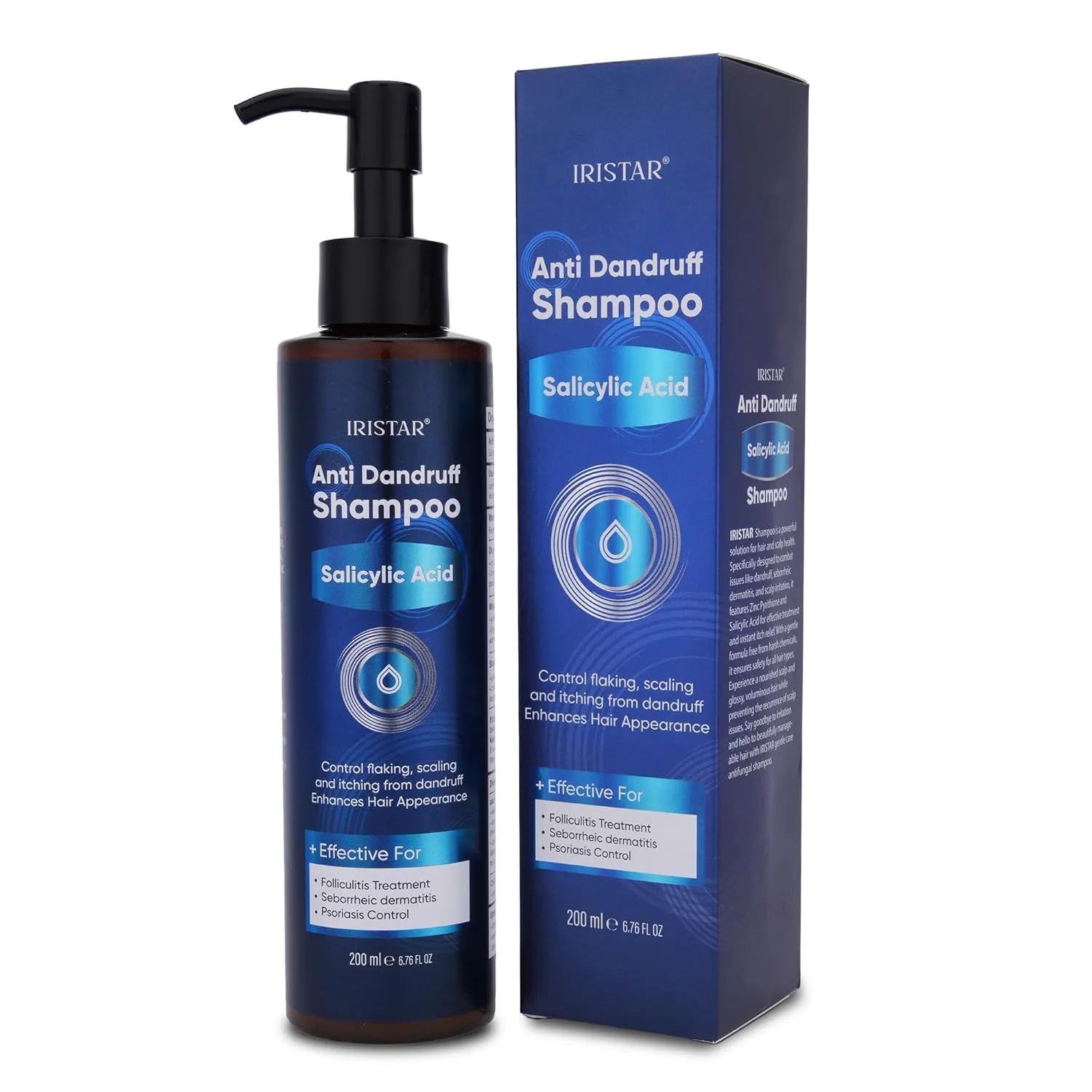 Medicated Shampoo For Seborrheic Dermatitis: Anti-Dandruff Treatment for Itchy Scalp, Dermatitis, Anti-Fungal Care for Men & Women, Controls Oil, Flaking & Scalp Irritation