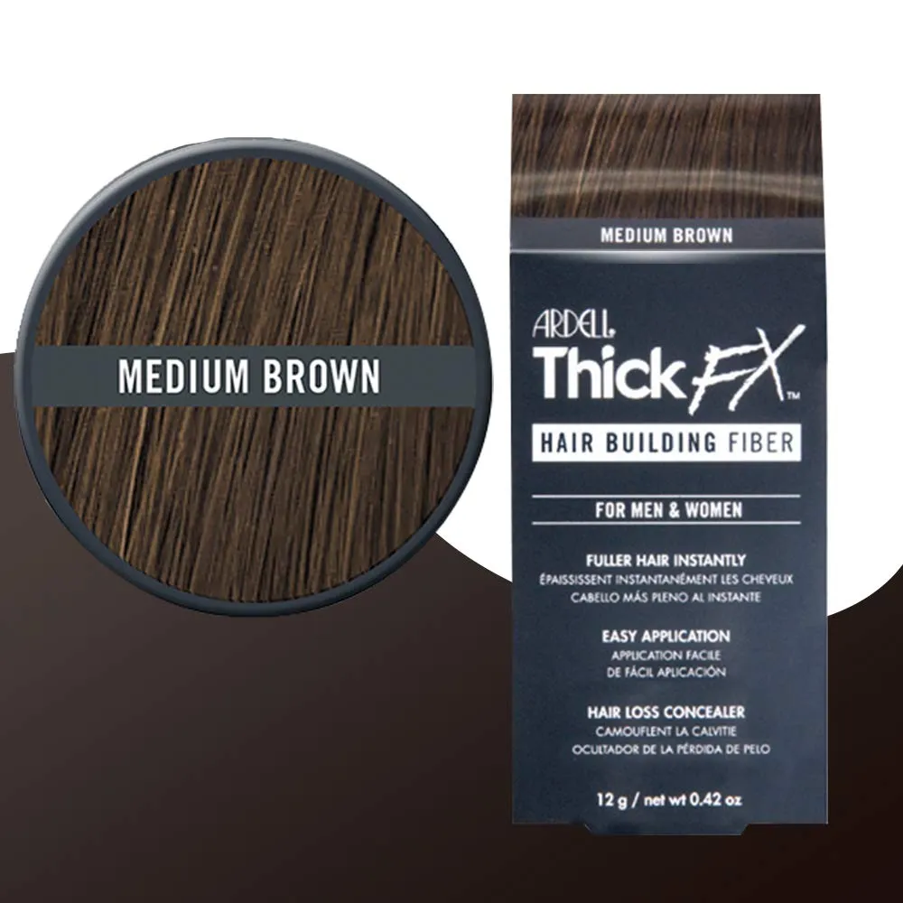 Medium Brown Hair Building Fiber for Fuller Hair Instantly, 0.42 oz