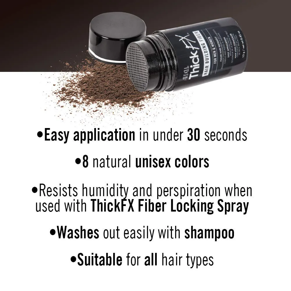 Medium Brown Hair Building Fiber for Fuller Hair Instantly, 0.42 oz