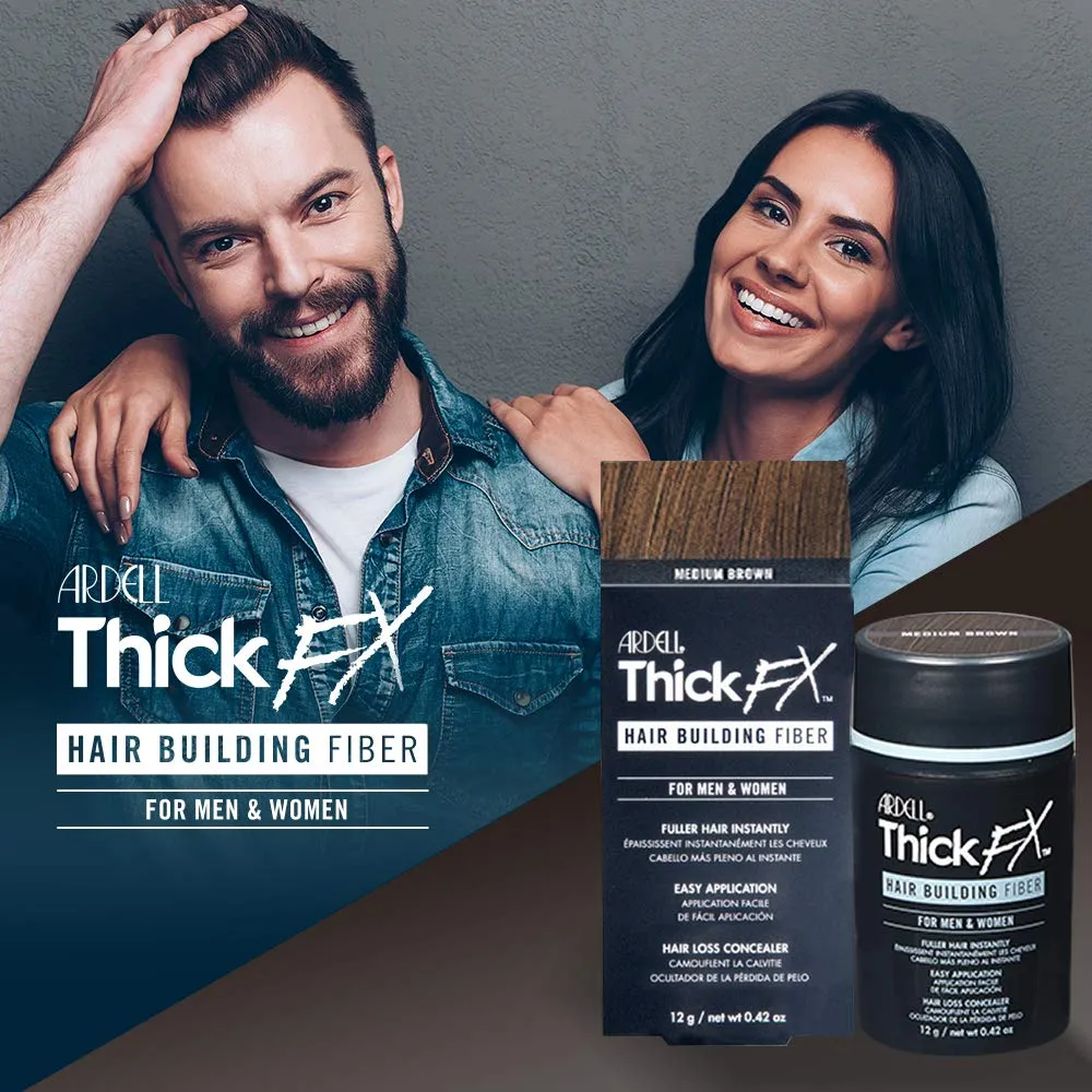 Medium Brown Hair Building Fiber for Fuller Hair Instantly, 0.42 oz