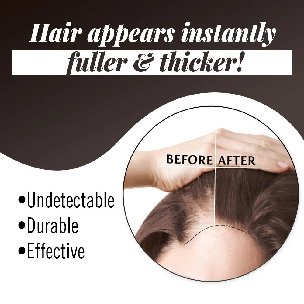 Medium Brown Hair Building Fiber for Fuller Hair Instantly, 0.42 oz