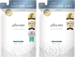 Mellow Shampoo & Conditioner Refill Set White Floral Scent 350ml   350g Made in Japan