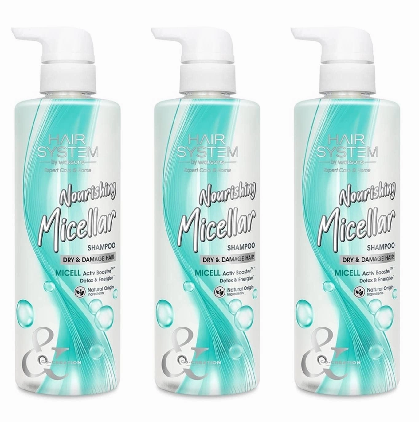 Micellar Botanical Nourishing Shampoo 16.90 Fl Oz. (Pack of 3)