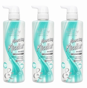 Micellar Botanical Nourishing Shampoo 16.90 Fl Oz. (Pack of 3)