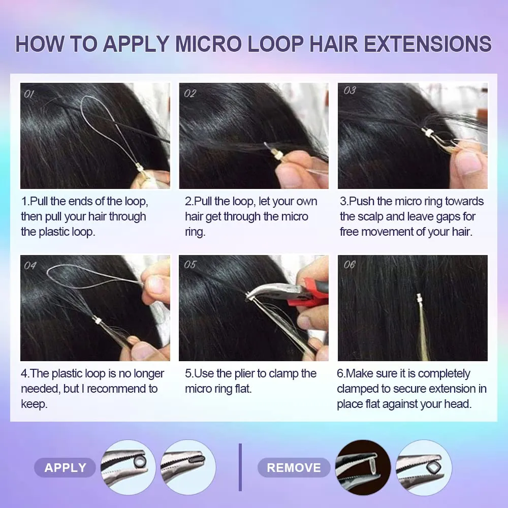 Microlink Hair Extensions Human Hair for Black Women Afro Kinky Curly Microlinks Human Hair Natural Black Brazilian Remy Hair Microlinks Hair Extensions 100 Strands 20 Inches