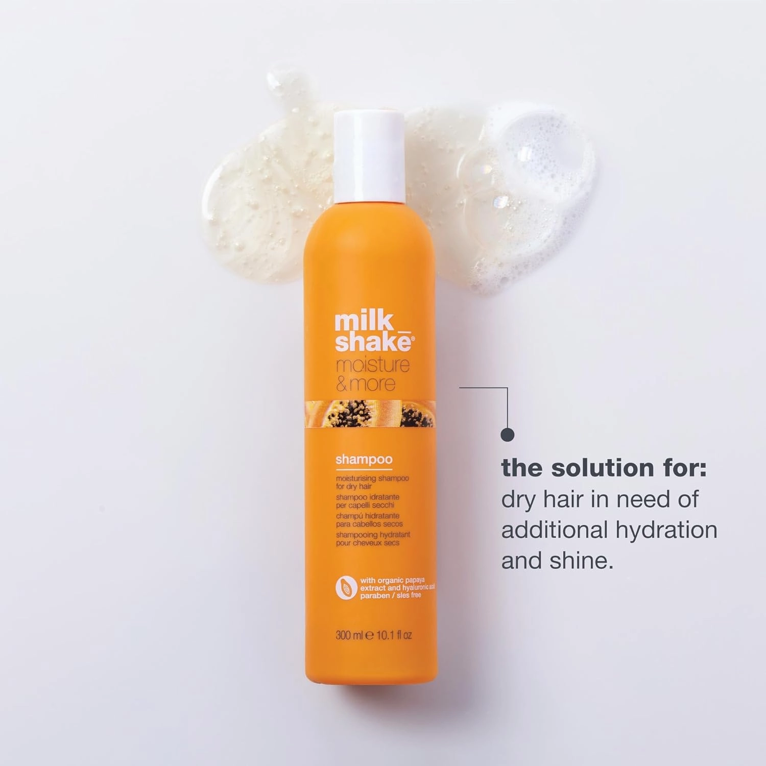 milk_shake Moisture Plus Shampoo, Moisturizing Shampoo for Dry, Dull Hair