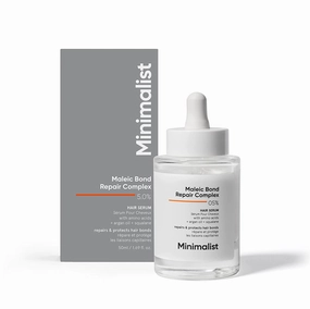 Minimalist Maleic Bond Repair Complex 05% Hair Serum with Amino Acids, Argan Oil & Squalane | For Women & Men | 50 ml | 1.69 Fl Oz