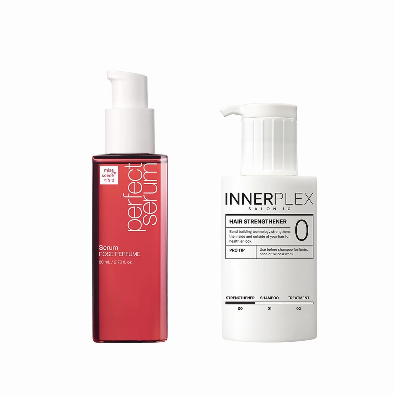 Mise En Scene Perfect Rose Perfume Serum 2.70 Fl Oz Innerplex Hair Strengthener 145g