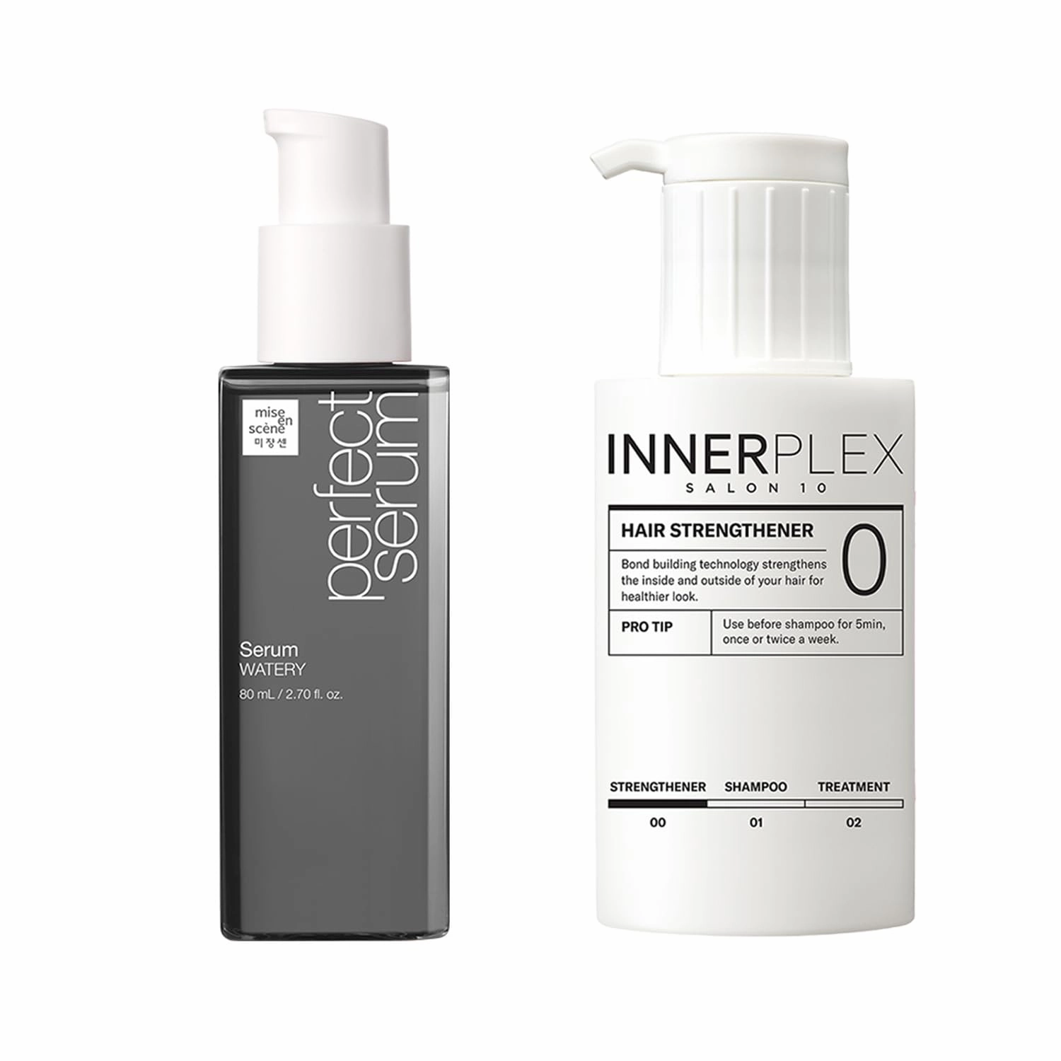 Mise En Scene Perfect Serum Watery Serum 2.71 Fl Oz and INNERPLEX hair strenghtener 375g