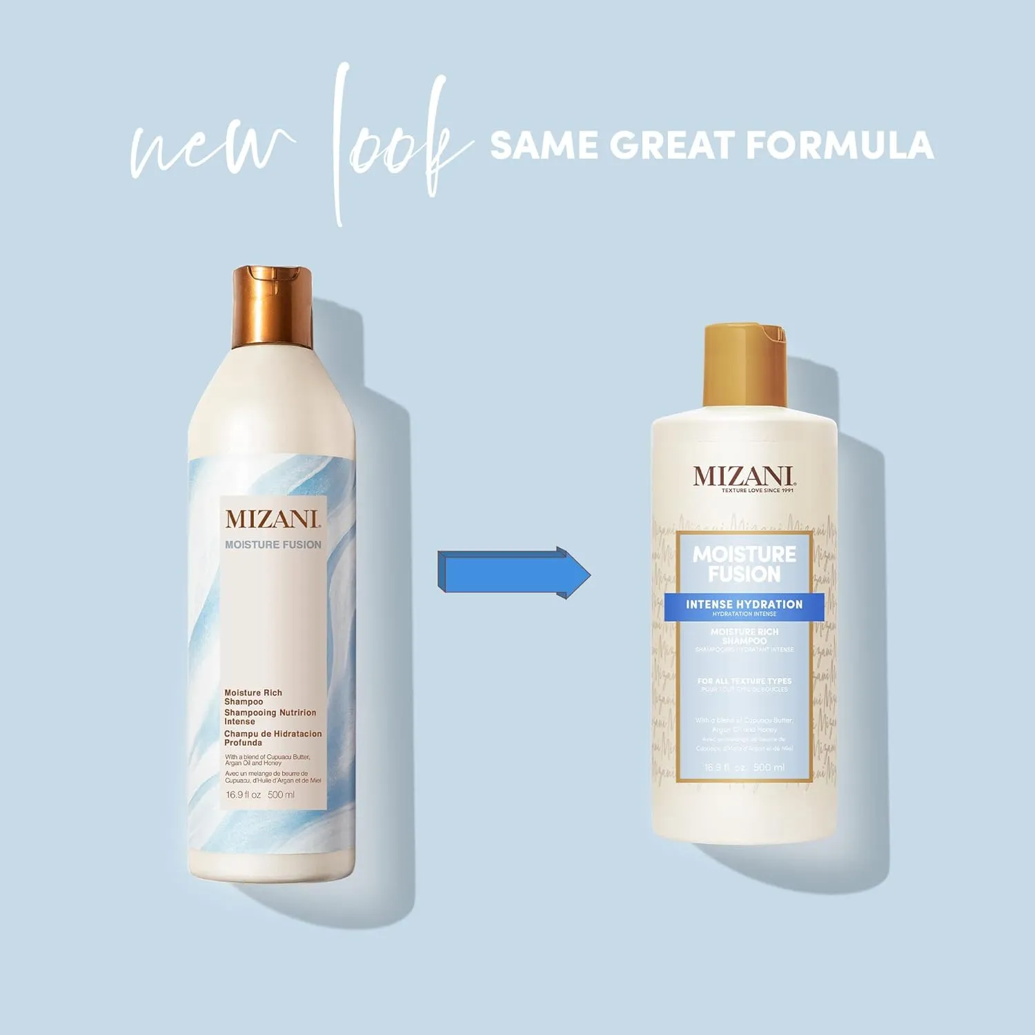 MIZANI Moisture Fusion Moisture Rich Shampoo - Gently Cleanses & Conditions Hair, With Argan Oil, For Dry Hair