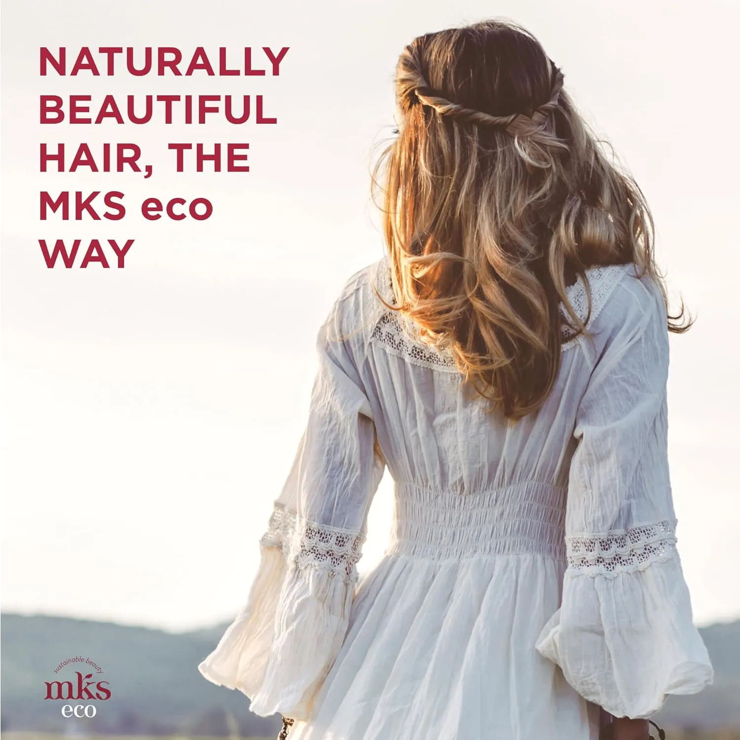 MKS eco Kahm Smoothing Shampoo, Original Scent - Cleanse, Moisturize & Repair Hair - With Moroccan Argan Oil, Hemp Seed Oil & Vegetable Keratin Protein - Vegan, Cruelty Free