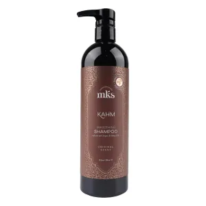 MKS eco Kahm Smoothing Shampoo, Original Scent - Cleanse, Moisturize & Repair Hair - With Moroccan Argan Oil, Hemp Seed Oil & Vegetable Keratin Protein - Vegan, Cruelty Free
