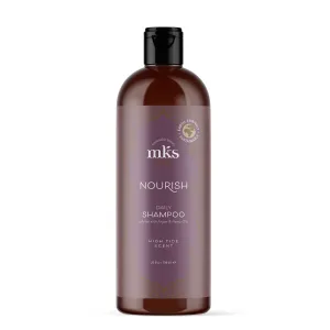 MKS eco Nourish Shampoo - Cleanses, Strengthens & Repairs - Ideal for Fine Hair, Safe for Color Treated Hair - Moroccan Argan Oil, Hemp Seed Oil - Vegan, Cruelty Free