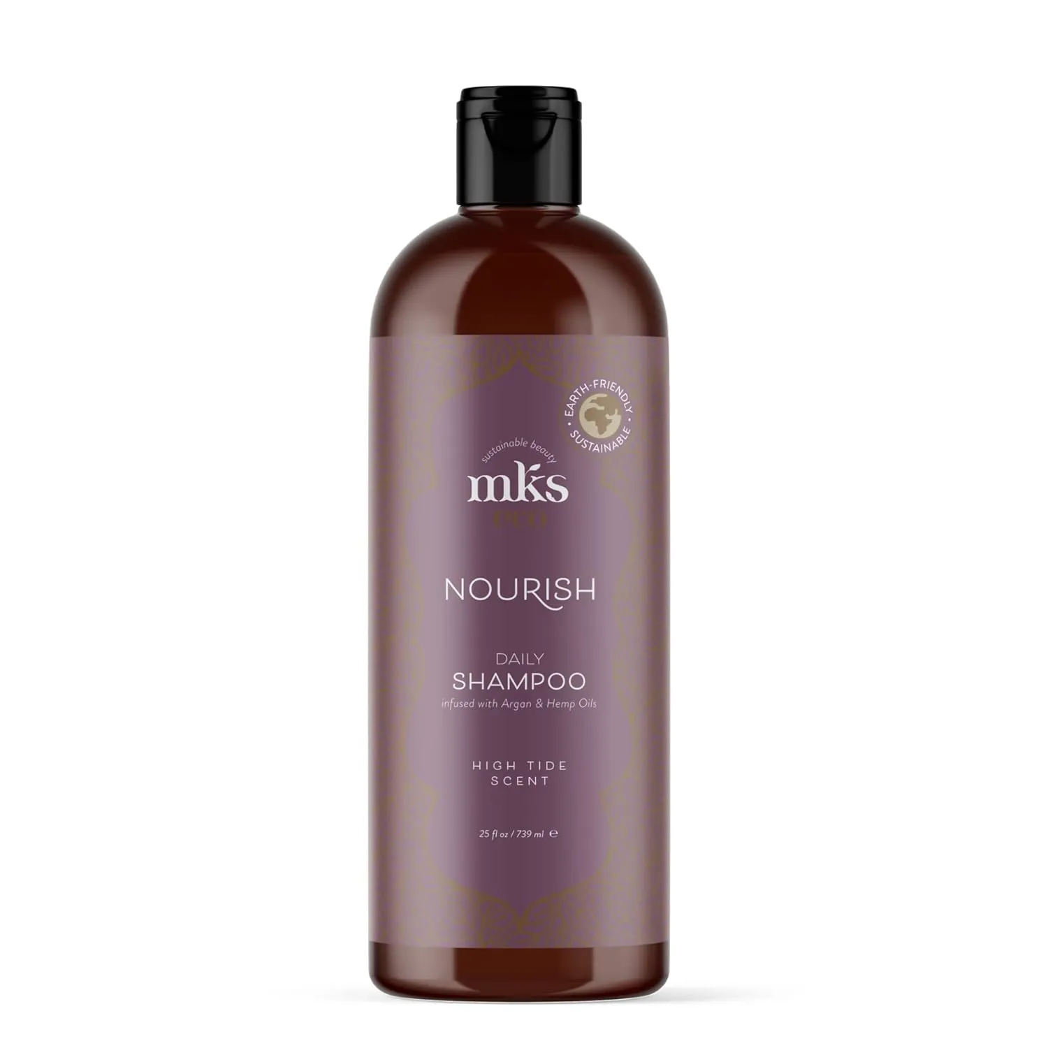 MKS eco Nourish Shampoo - Cleanses, Strengthens & Repairs - Ideal for Fine Hair, Safe for Color Treated Hair - Moroccan Argan Oil, Hemp Seed Oil - Vegan, Cruelty Free