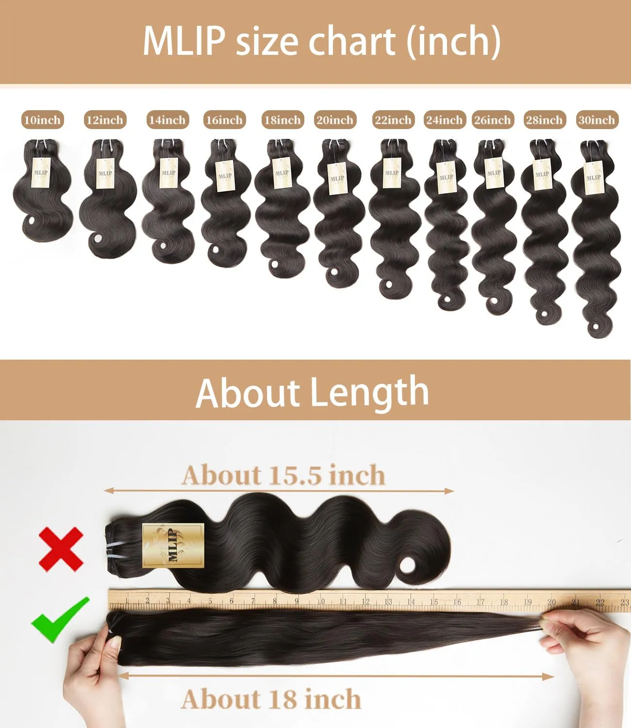 mlip Raw Bundles Human Hair Body Wave, No Tangle Shedding, Keep Texture Silky Soft After Multiple Washes, 15A Raw Indian Hair Bundles 16 18 20 Inches,613 Blonde Bundles