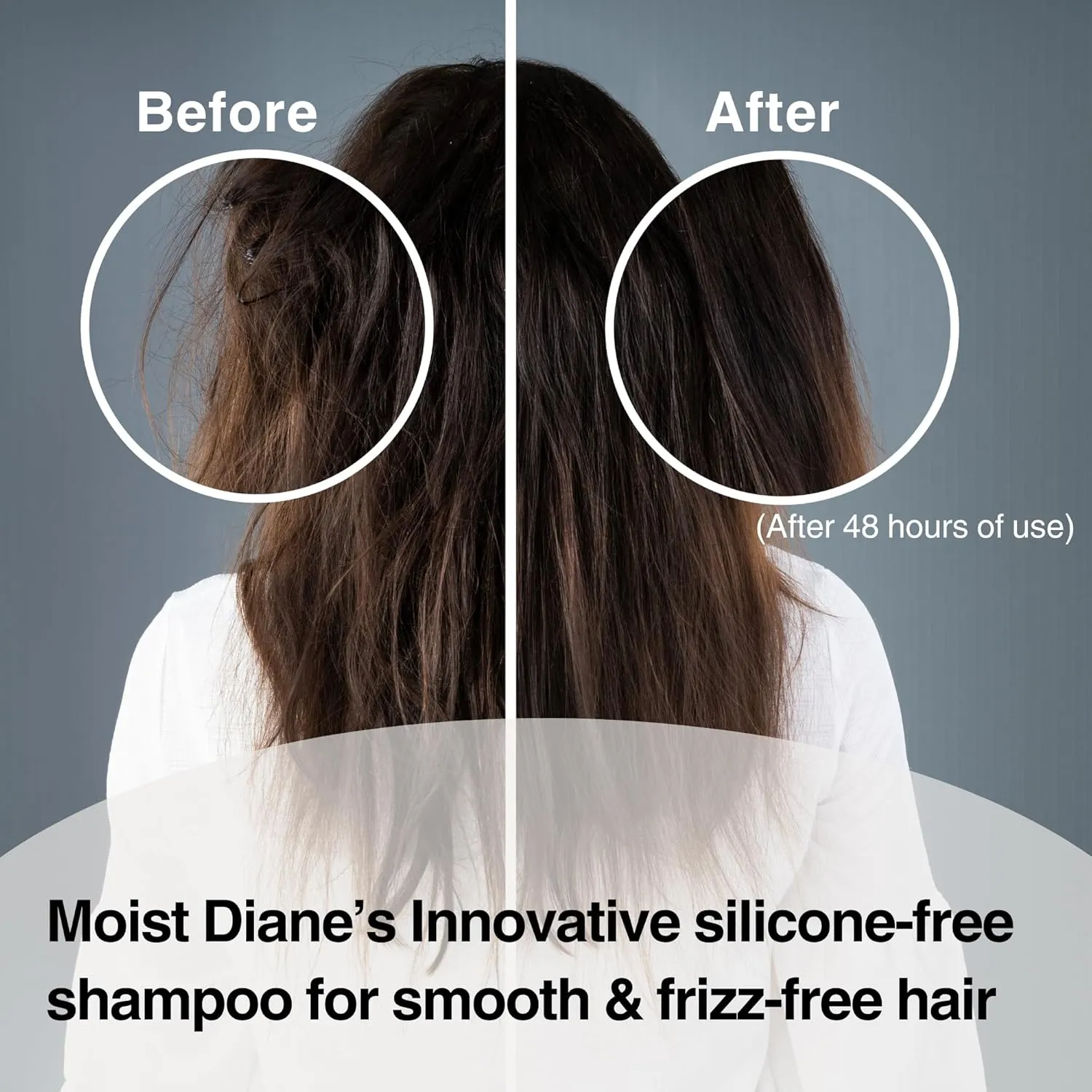 Moist Diane Anti Danduff Shampoo for Oily Hair Women & Men, Organic Keratin Shampoo with Tea Tree, Mint, Rosemary& Argan Oil; Silicone& Paraben Free from Japan; EXTRA FRESH& HYDRATE 15.2 Fl Oz