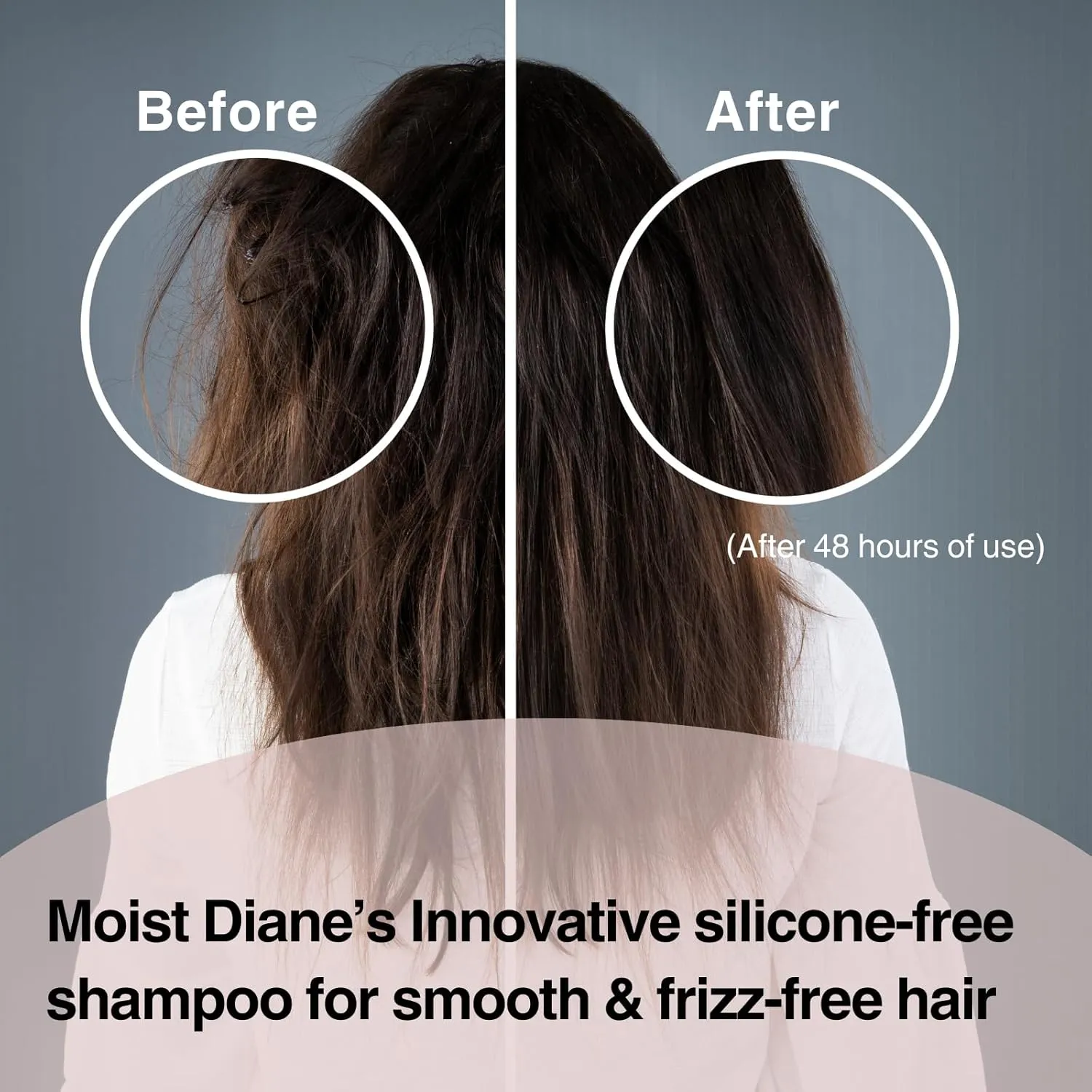 Moist Diane Keratin Shampoo and Conditioner Set for Curly Hair, Natural Argan Oil Shampoo & Conditioner, Silicone Free Shampoo for Women & Men from Japan, Paraben Free, EXTRA VITAL, 30.4 Fl Oz