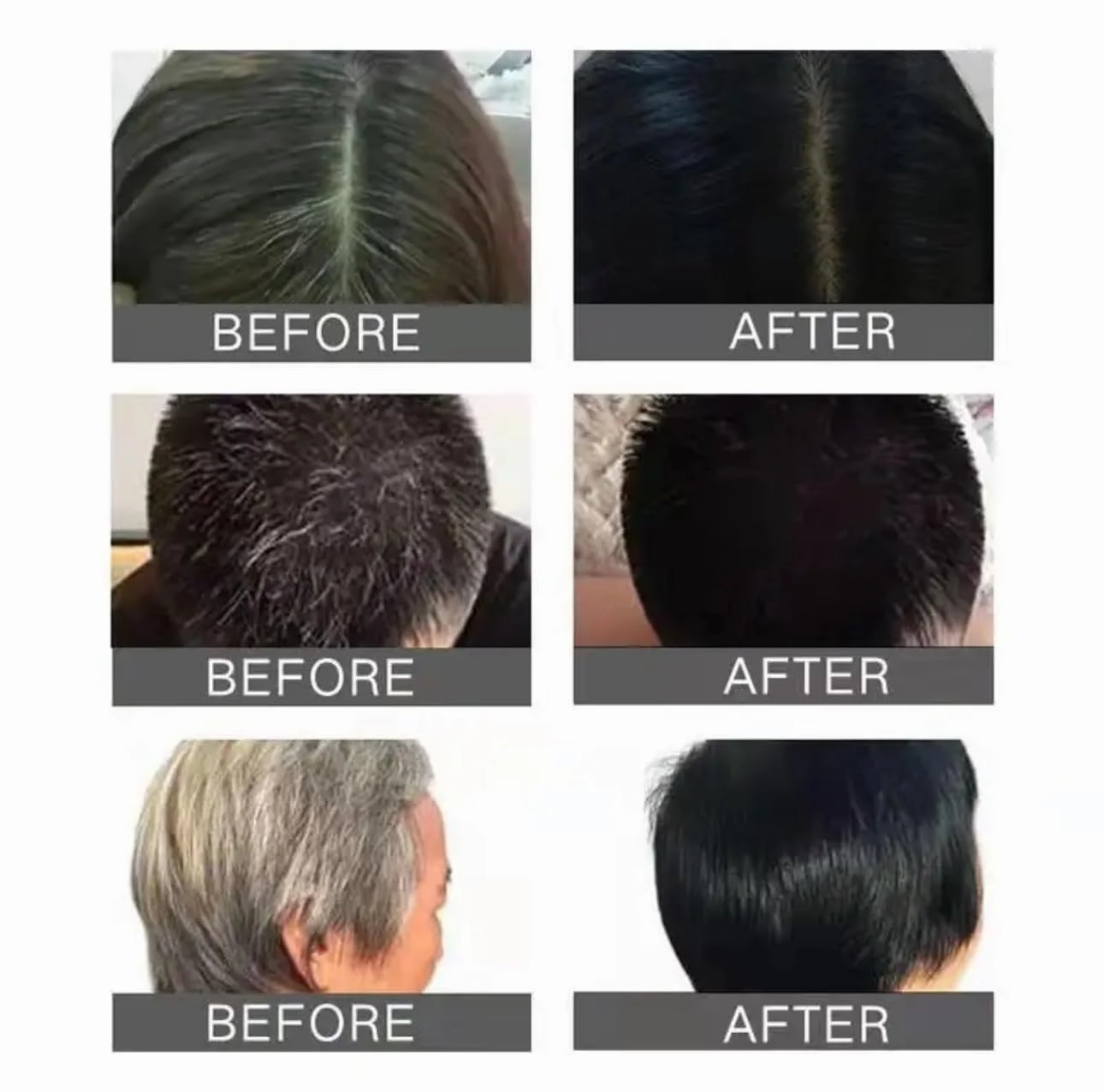 Mokeru Black Hair Shampoo Instant 5-Min Hair Color Dye 25 ML (10)