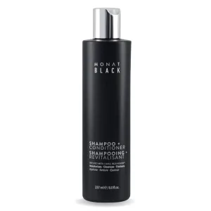 MONAT Black Shampoo   Conditioner – A 2-in-1 Formula for Optimal Hair Care in One Step – Cleanses, Conditions, and Promotes Stronger, Healthier-Looking Hair – For All Hair Types – 237ml (8.0 fl oz)