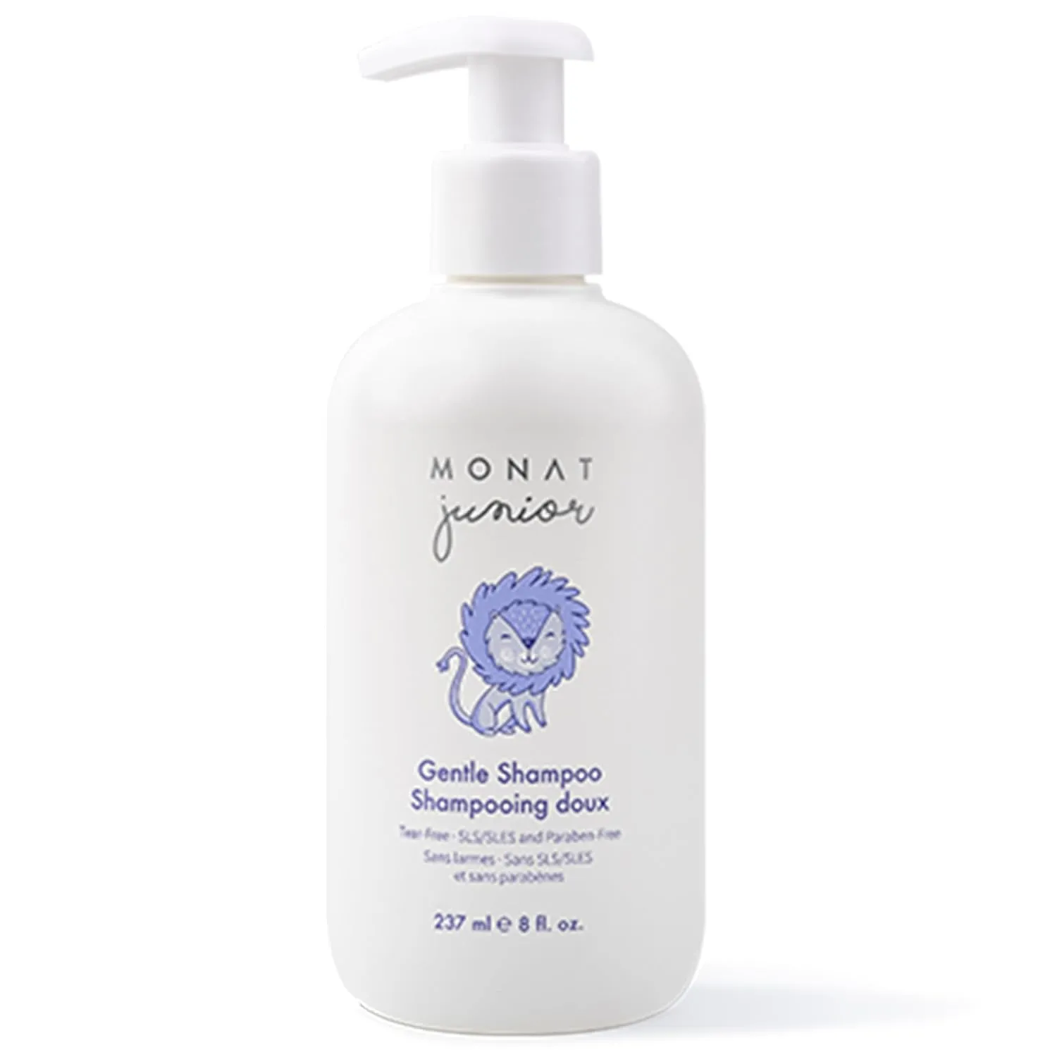 MONAT Junior™ Gentle Shampoo - A safe, Gentle and Non-irritating Hair Shampoo for children. All Natural Tear-free, Sulfate & Paraben-free - Net Wt. 237 ml / 8 fl. Oz