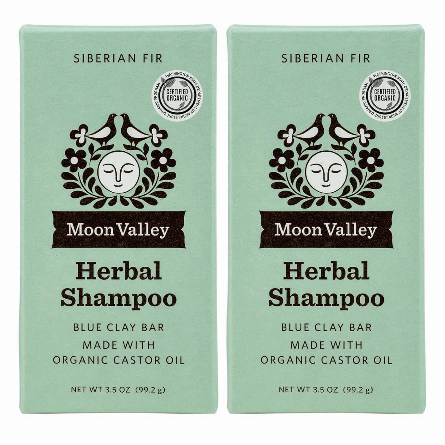 Moon Valley Organics HERBAL SHAMPOO BAR - SIBERIAN FIR (2PACK)