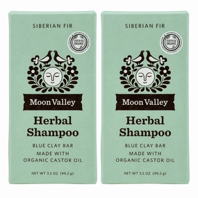 Moon Valley Organics HERBAL SHAMPOO BAR - SIBERIAN FIR (2PACK)