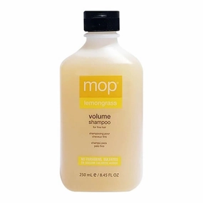 MOP Lemongrass Volume Shampoo For Fine Hair - Chamomile & Lemongrass Extracts Provide Volume & Hydration, Lightweight Formula