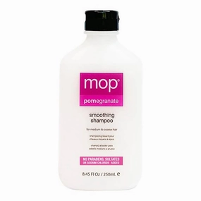 MOP Pomegranate Smoothing Shampoo For Medium to Coarse Hair - Cleansing Formula Strengthens Scalp & Hair, Repairs and Nourishes