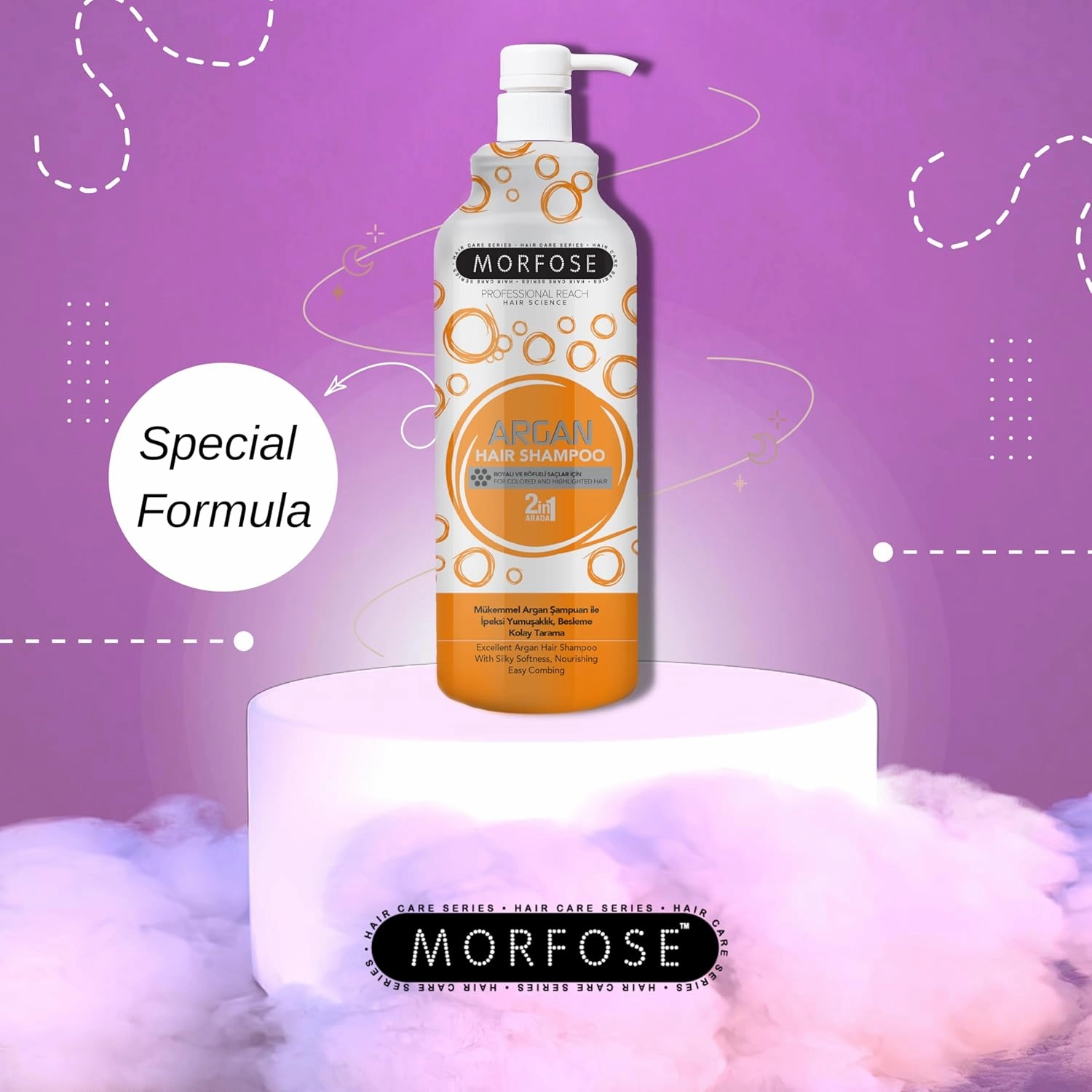 Morfose Argan Hair Shampoo (1000ml)