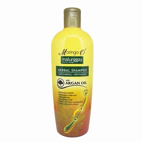 MORINGA-O2 Malunggay Herbal Shampoo with Argan Oil (Anti-Hairfall   Revitalizing) 350ml