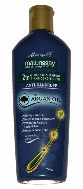 Moringa Oleifera Malunggay Anti Dandruff Herbal Shampoo and Conditioner