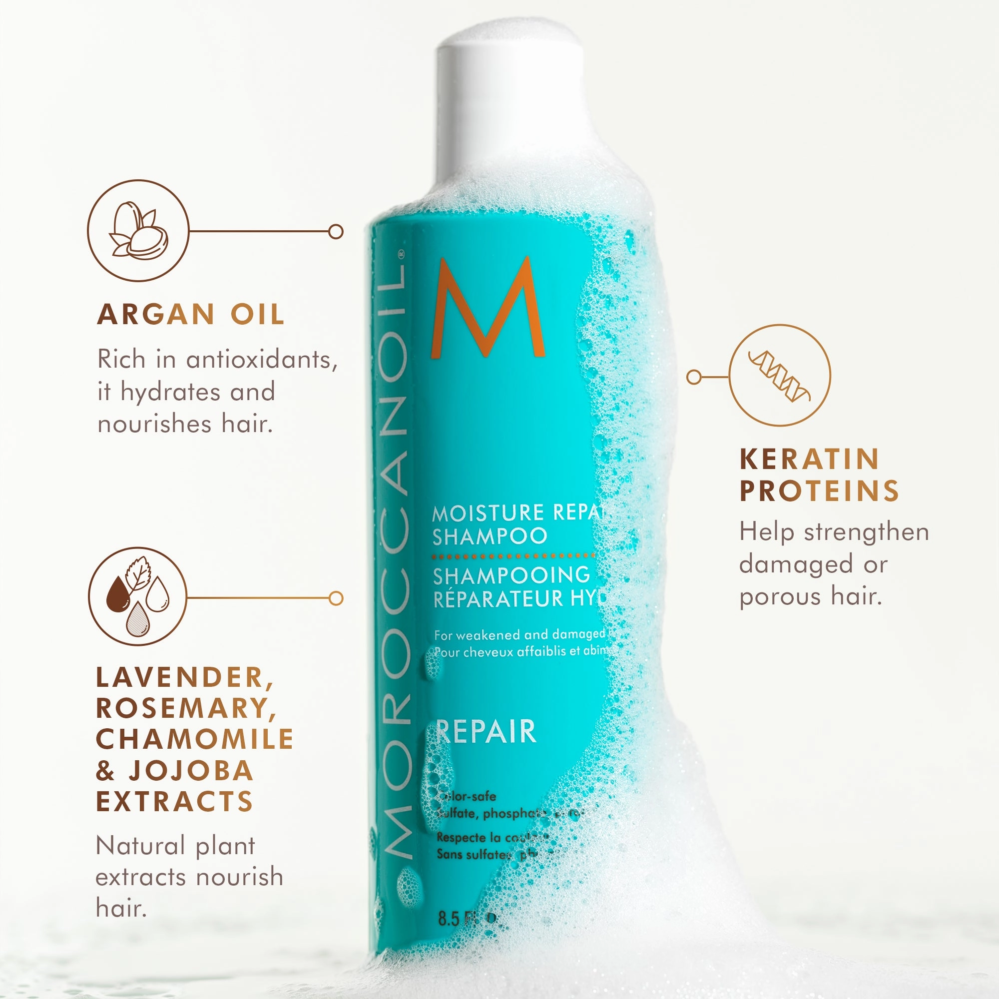 Moroccanoil Moisture Repair Shampoo 250mL