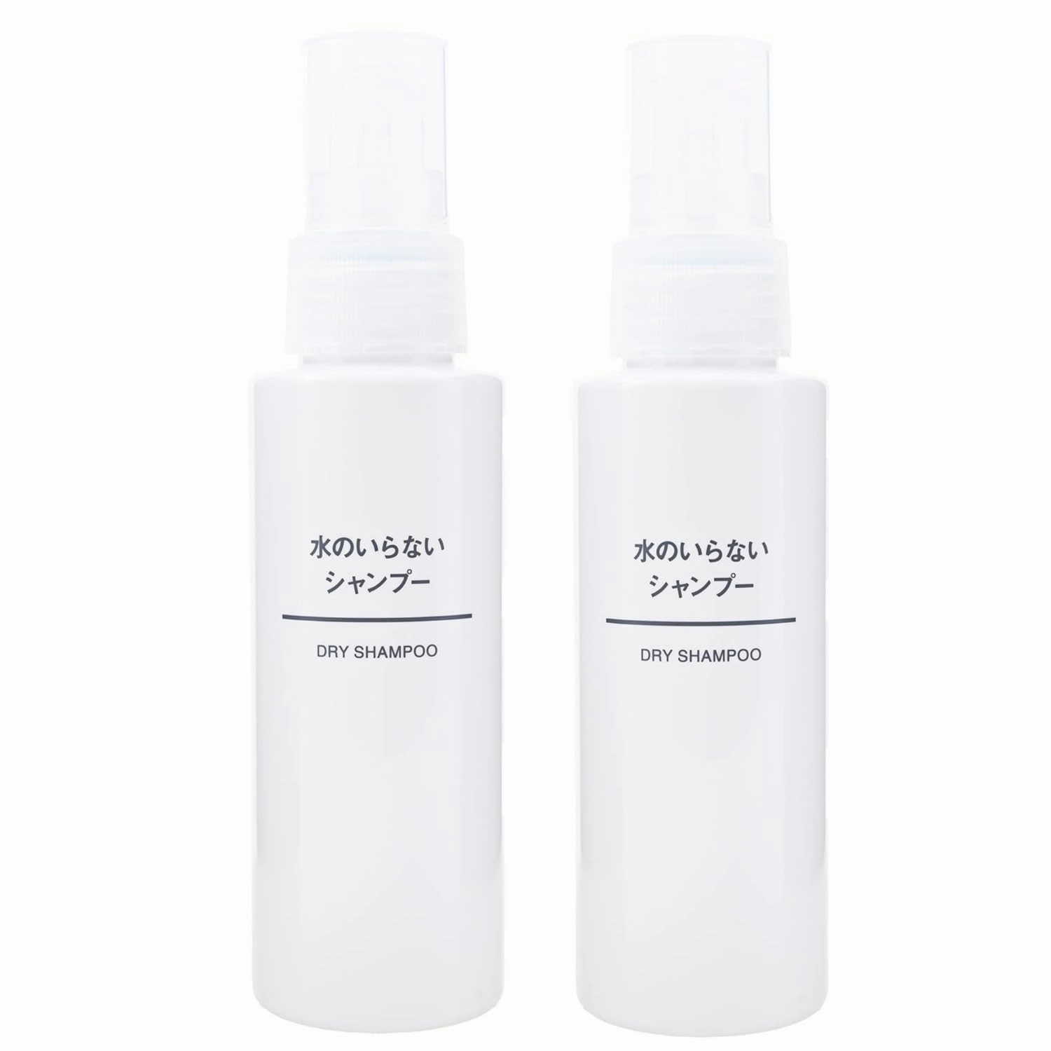 MU-JI Dry Shampoo Spray for Women 100ml - Waterless Refresh, Oil Absorption, Scalp Care with Hyaluronic Acid & Persimmon Tannin - Paraben/Silicon Free, Ideal for Travel (2 Pack)