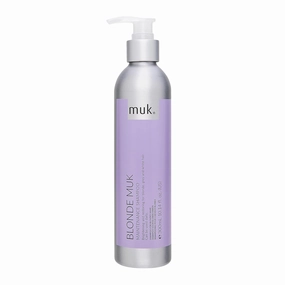 MUK. Blonde Maintenance Shampoo - Blonde Shampoo for Reducing Brassy, Yellow Tones. Hydrating Colour Care for Fine to Coarse Hair, 300ml