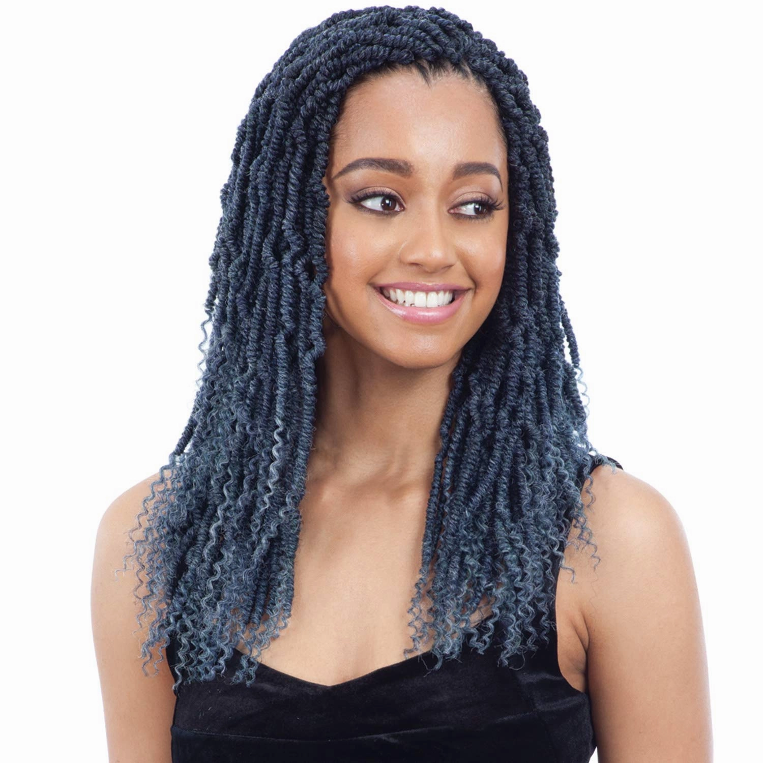 MULTI PACK DEALS! Model Model Synthetic Hair Crochet Braids Glance 2X Bomb Twist 14" (5-PACK, 613)