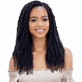 MULTI PACK DEALS! Model Model Synthetic Hair Crochet Braids Glance 2X Bomb Twist 14" (5-PACK, 613)