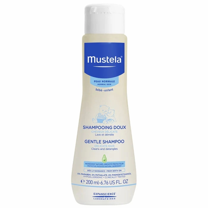 Mustela gentle baby shampoo 200ml