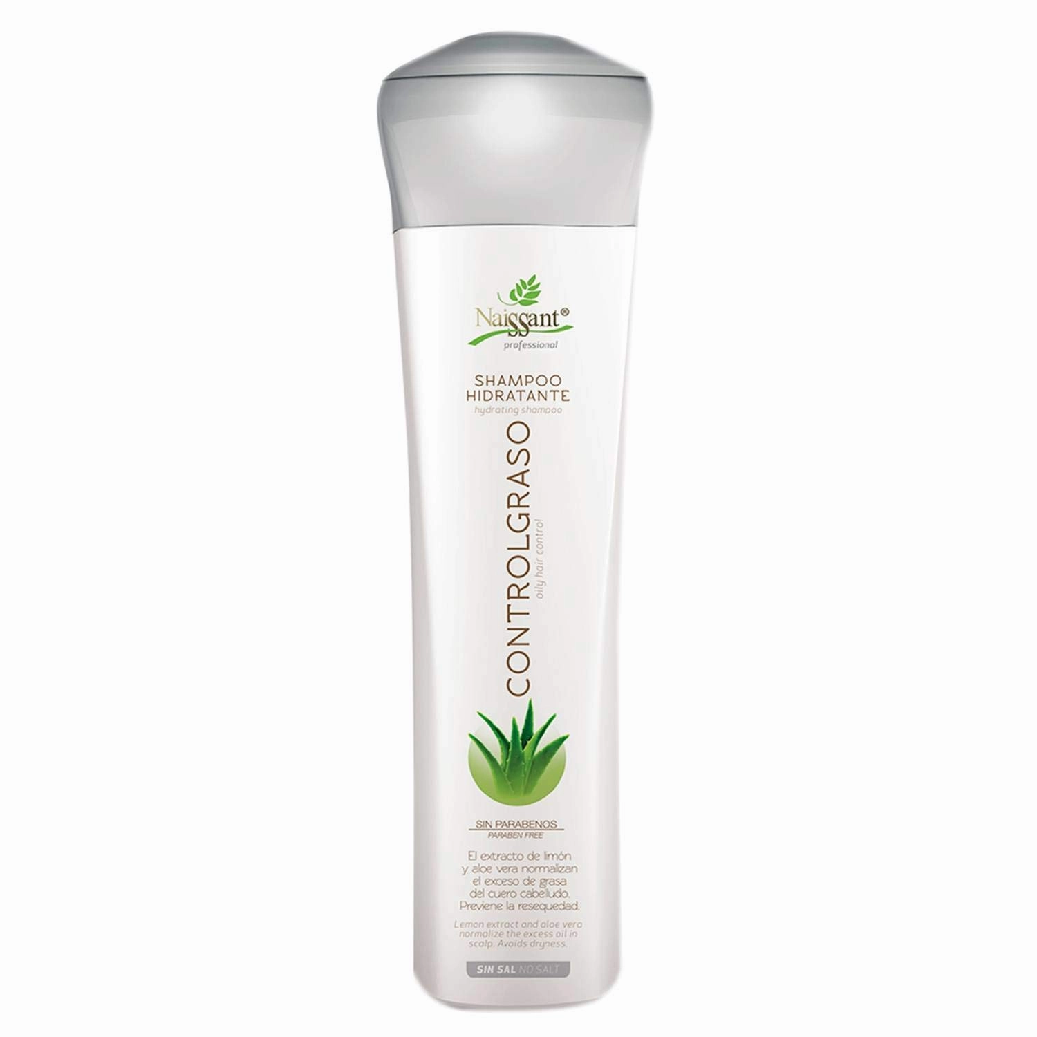 naissant Professional Shampoo for Hair and Scalp Care Remove and Control Excess of Oily I For Color Treated and Natural Hair I With Lemon and Aloe Vera I No Salt and Parabens (10.1 Fl Oz).
