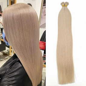 Nano Bead Hair Extensions Nano Ring Hair Extensions Real Human Hair Remy Quality Nano Tip Human Hair Extension